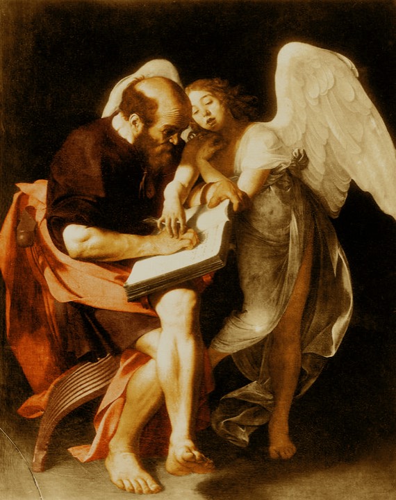 St Matthew and the Angel, first version